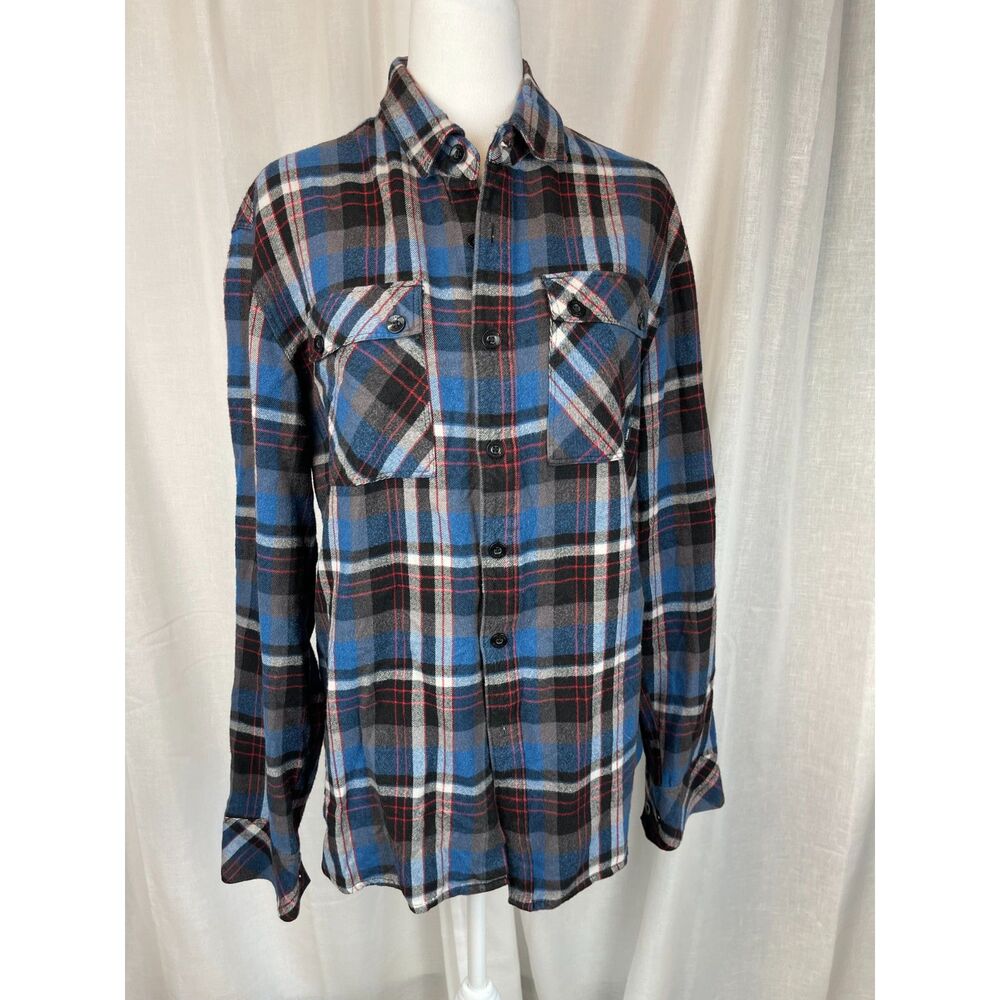 Element Plaid Flannel Shirt – Size M Casual, Outdoorsy, Laid-back